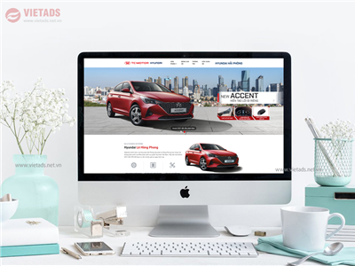 Thiết kế website ôtô Huyndai Lề Hồng Phong Hải Phòng