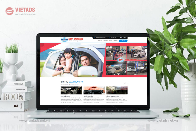 Thiết kế website trung tâm sữa chữa ô tô đẹp - chuẩn SEO