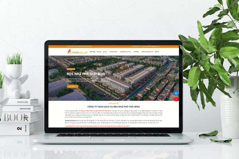 Thiết kế website bất động sản Thái Bình chuyên nghiệp, chuẩn SEO