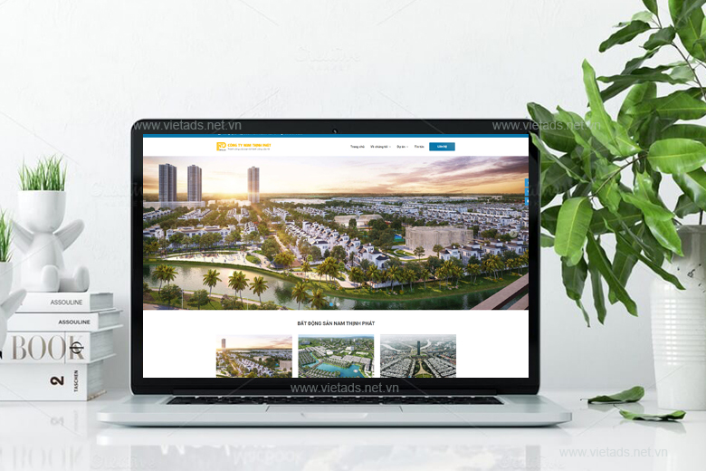 Mẫu website giới thiệu dự án bất động sản chuyên nghiệp, đẳng cấp, chuẩn SEO