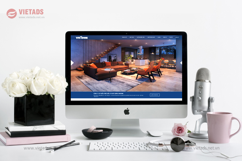 Báo giá thiết kế website xây dựng kiến trúc, thiết kế nhà đẹp tại Hà Nội