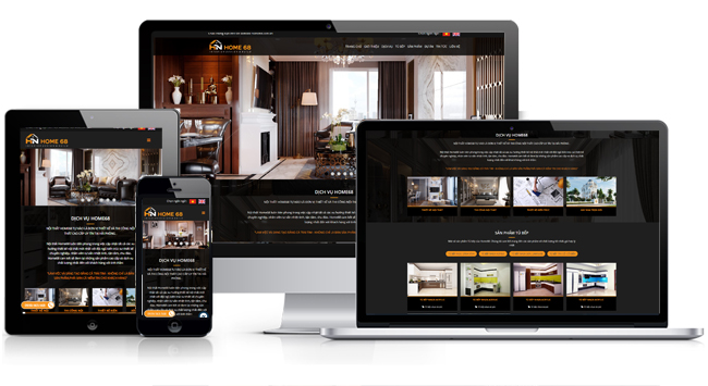 VIETADS- Thiết kế web công ty nội thất chuyên nghiệp, hiện đại