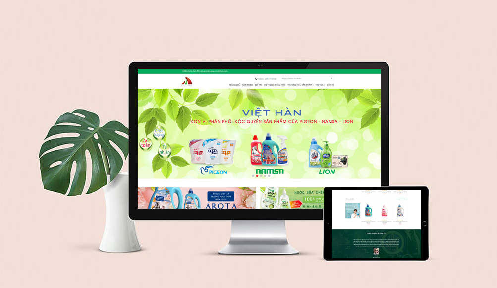 VIETADS thiết kế web công ty TNHH dịch vụ và thương mại Việt Hàn