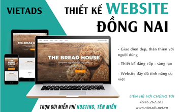 Thiết kế website Đồng Nai | Trọn gói miễn phí Hosting, tên miền