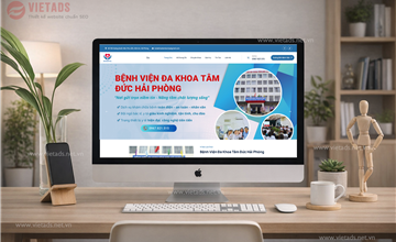 VIETADS Tự Hào Là Đơn Vị Thiết Kế Website Cho Bệnh Viện Tâm Đức Hải Phòng